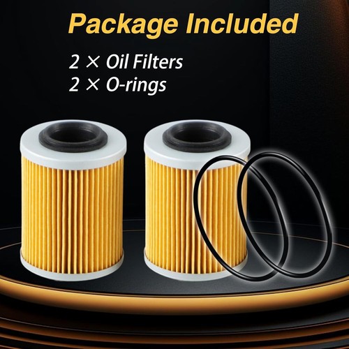 2x Filtros de aceite con juntas tóricas para CFMOTO CForce UForce 400 500 600 800 1000 - Imagen 8 de 8