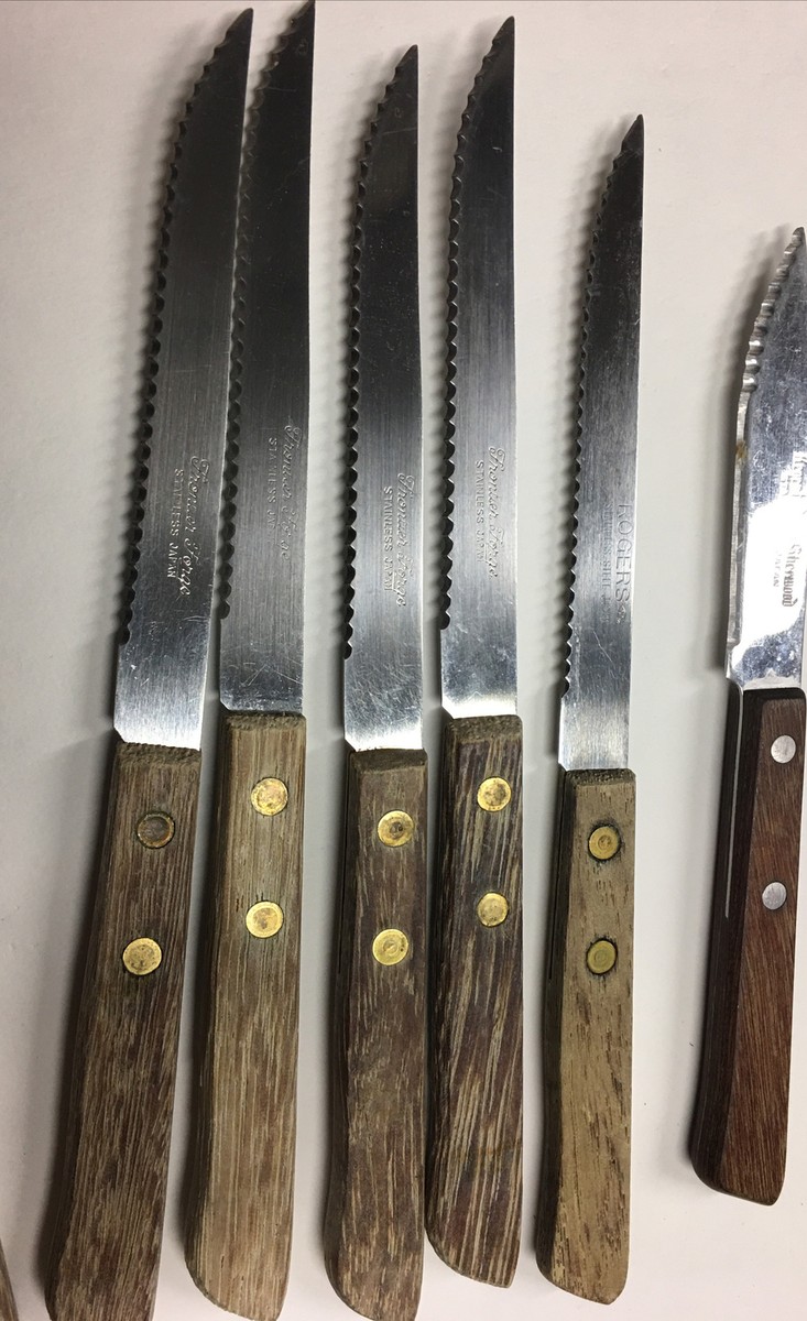 【中古】 Forks Over Knives  / Arts Alliance Amer Frontier Amcutco Rogers Steak Knives Vintage Stainless Steel