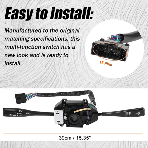 Combination Turn Signal Switch Wiper Switch Fit for Mitsubishi L200 LHD US - Picture 3 of 11