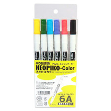 DELETER Neopiko Color, Basic 6 colors set - Free Shipping, US Seller
