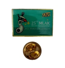 25TH MUZZLE LOADERS WORLD CHAMPIONSHIPS 2012 PFORZHEIM GERMANY DSB PIN BADGE