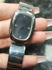 ESQ Swiss Made ladies Watch Model E 5308 w/4 Diamonds & Stainless Steel Band.