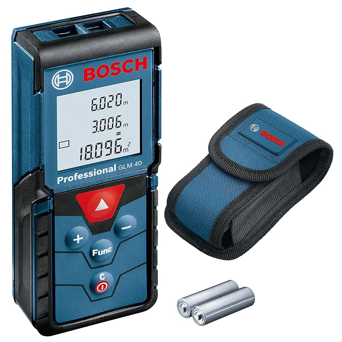 Bosch GLM 40 Plastic Professional Digital Laser Measure Blue