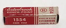 Esterbrook Duracrome Renew-Point #1554 Fountain Pen Nib - NIB- Firm Fine