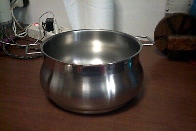 BARAZZONI TUMMY Topf aus Stahl 23 cm Made in Italy Vintage Beschreibung lesen