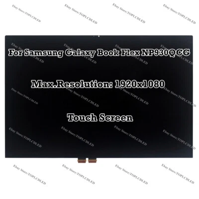 13.3" FHD LCD LED Tactile Écran Panneau Assemblage Pour Samsung NP930QCG-K01US - Photo 1/4