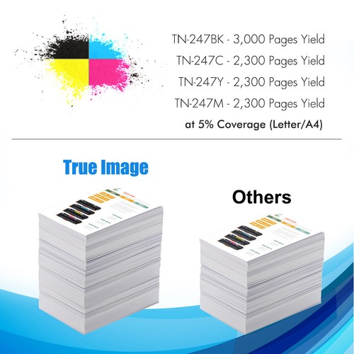 Toner Compatible with Brother MFC-L3750 CDW DCP-L3550 CDW L3510 CDW TN243 TN247 - Bild 2 von 14