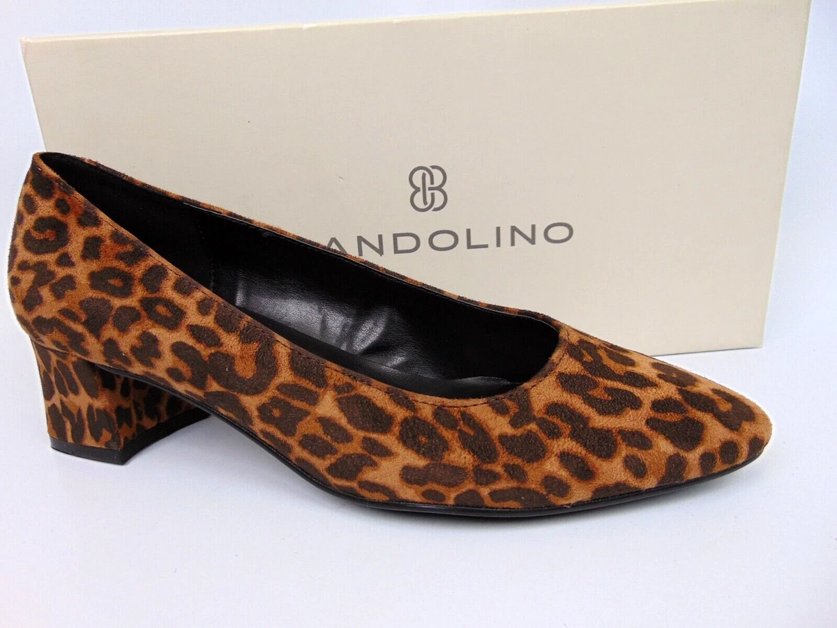 Bandolino Womens ALETH 2 Brown Animal Print Pumps Shoes Size 6.0 Med NEW 25866
