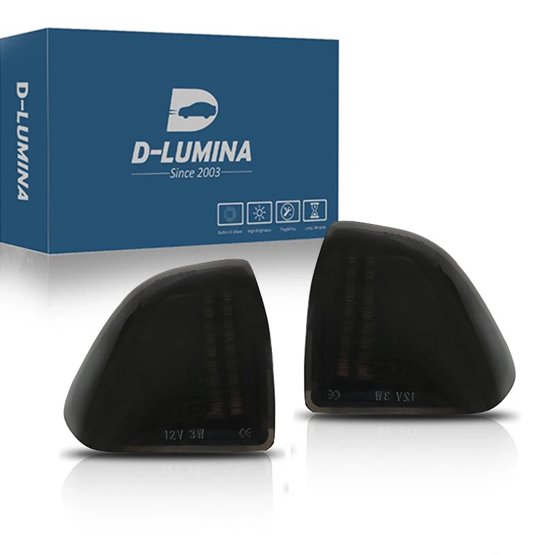 2X LED Side Mirror Turn Signal Lamp For 2010-2018 Dodge Ram 1500 2500 3500 4500 - Image 2 of 4