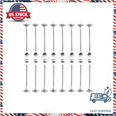 Engine Intake Valves & Exhaust Valves 16pc Kit Fit for Audi VW 2.0T (FSI, TSI)
