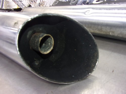 358 G SUZUKI BOULEVARD MARAUDER M 50 M50 2006 OEM EXHAUST MUFFLER SCRATCHES - Picture 15 of 16