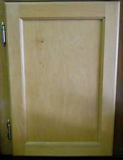 PAINT GRADE MAPLE FLAT PANEL CABINET DOORS 11" W X 40" H