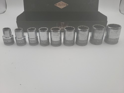 S-K 1/2 DRIVE SAE SOCKET SET 11 PIECE SET - Picture 6 of 14