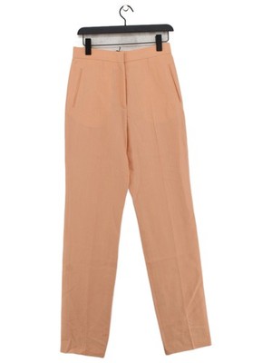 Paul Smith Damen Anzughose UK 12 Orange Wolle Neu Mit Etikett