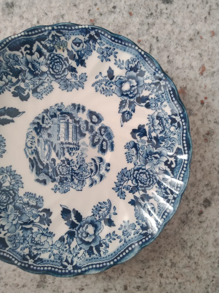 Churchill. Tonquin. Blue. Tea Cup Saucer. (14.5cm). Made In England. - image 4 of 4