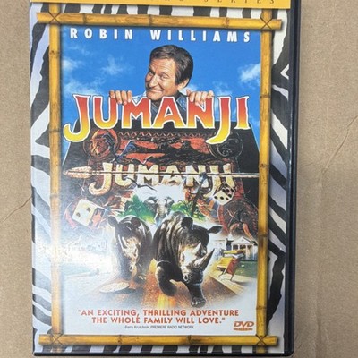 Jumanji DVD TriStar Pictures Robin Williams Kirsten Dunst Family Fantasy 1995