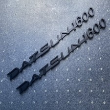 2 X Datsun 1600 Car Badges Larger Size 270mm Long. Free Tracked Post 2 X Datsun 1600 Car Badges Larger Size 270mm Long. Free Tracked Post