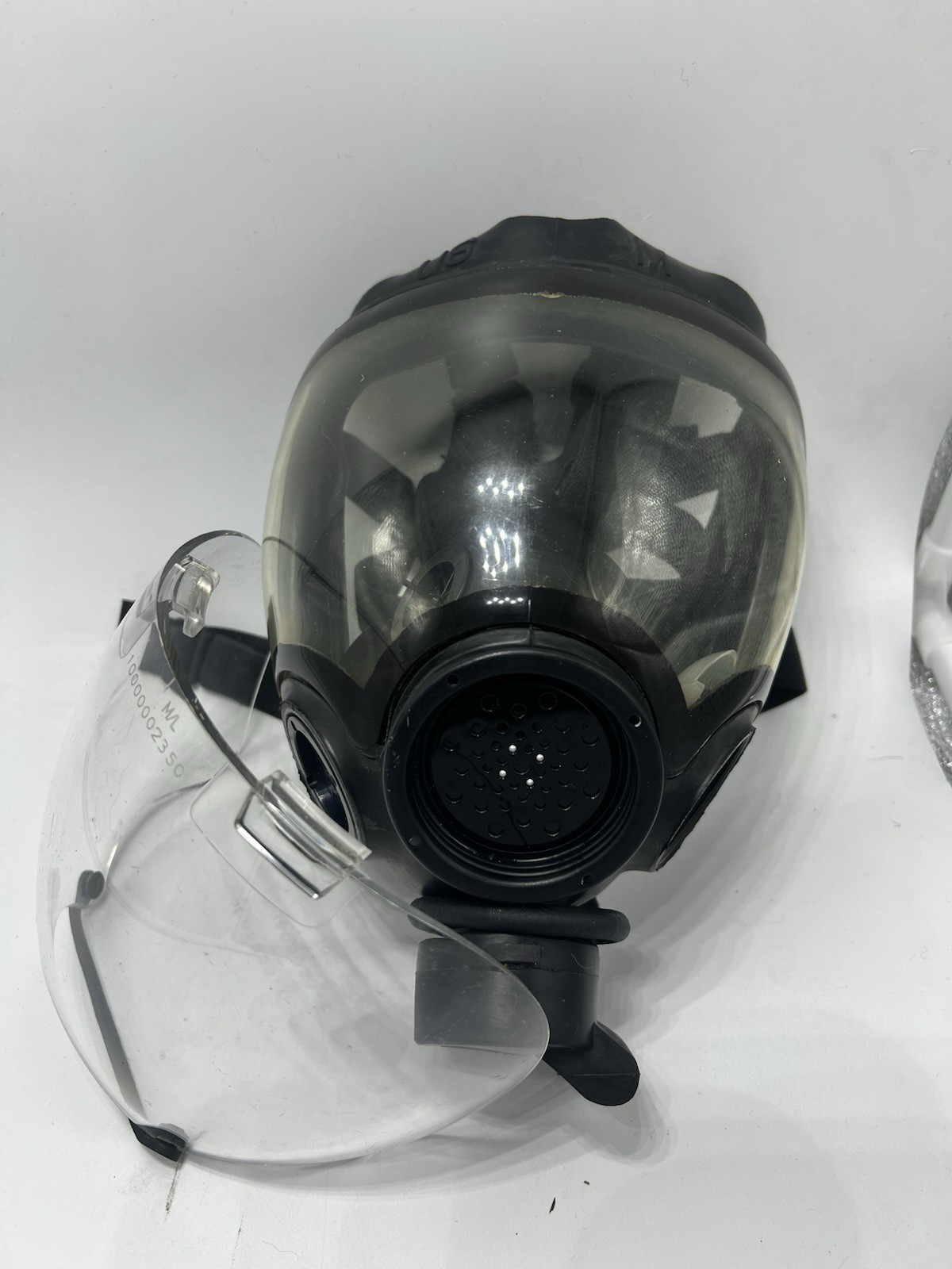 MSA Millenium Riot Control Mask Size Medium Clear Lens Undamaged Gas Mask