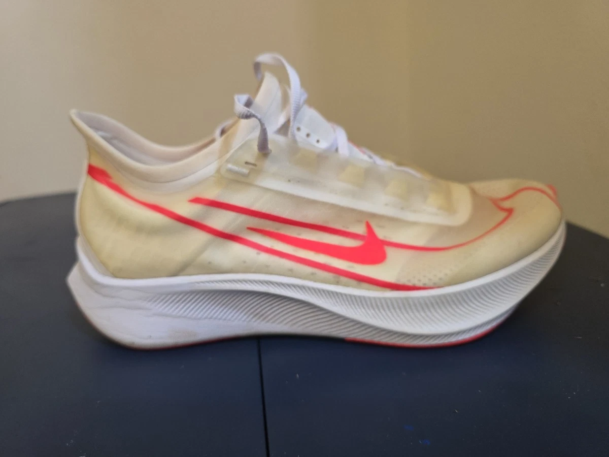 Nike Zoom Fly 3 White Laser Crimson W for sale | eBay