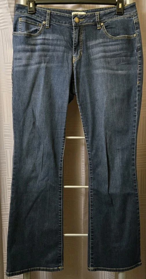 Pantalones de mezclilla para mujer Cabi talla 12 azul lavado medio Foto 2 de 4