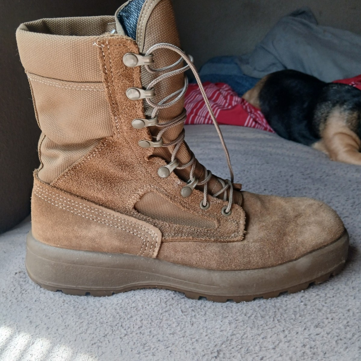 Belleville Military Combat Boots Mens 10.5 Coyote Brown  display picture 1