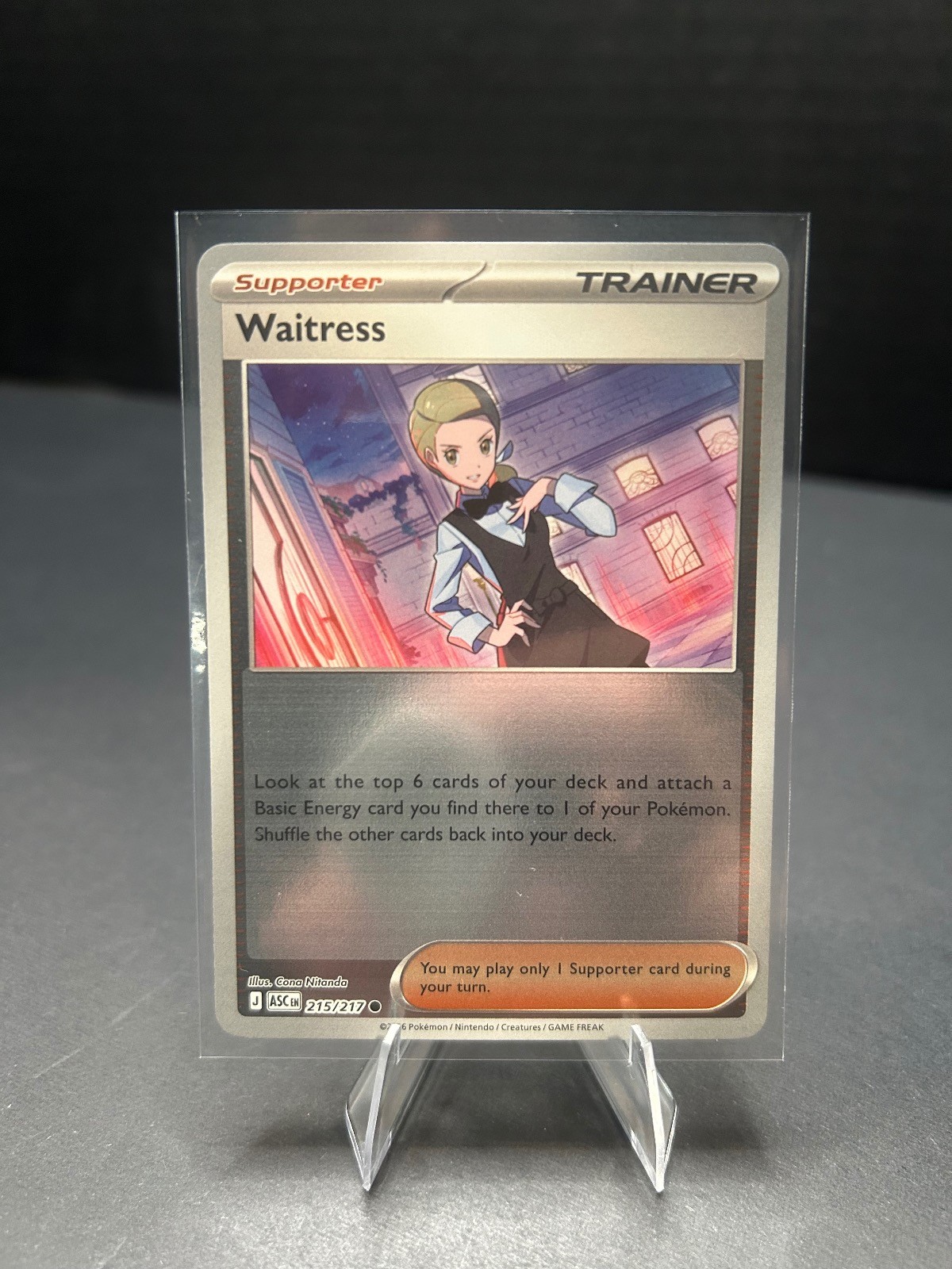 Pokemon - Waitress 215/217 Common Ascended Heroes Reverse Holo - NM