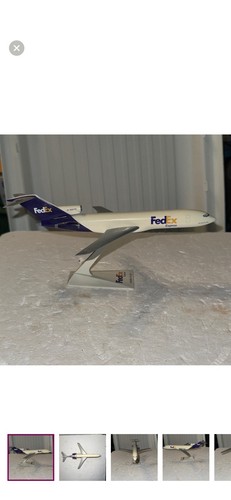 Vintage and Rare FedEx Boeing 727-200 Cargo Airplane Model