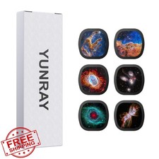 YUNRAY Galaxy Projector Disc, Ultra HD, 6 Disc Set, Pro Model
