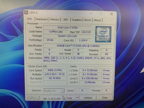Dell Optiplex 3070 SFF Intel Core i7-9700@3 GHz, 16 GB RAM, 256GB SSD, Win 11 Pr - Picture 8 of 11