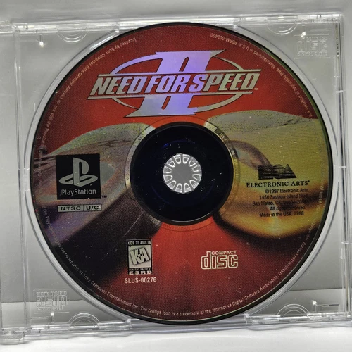 Need for Speed II (Sony PlayStation 1, PS1,  1997) Tested * Disc Only.