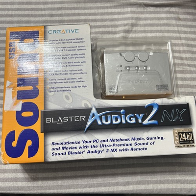 #ad Creative Sound Blaster Audigy 2 NX USB Model SB0300 24 Bit Advanced HD Remote $113.99