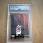 SkyBox 1990 Michael Jordan #41 PSA 8 NM-MT Graded Chicago Bulls Card