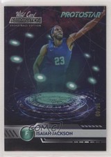 2021-22 Wild Card Alumination Protostar Teal 16/40 Isaiah Jackson Rookie RC 0q3. rookie card picture