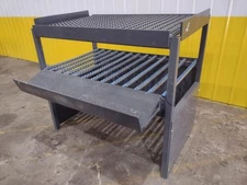 59" X 36" X 52" STEEL PARTS TABLE: STOCK #20614