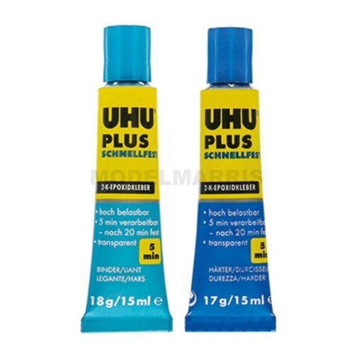 UHU 3006674 Colle UHU Plus 2X15ml - Photo 2/2