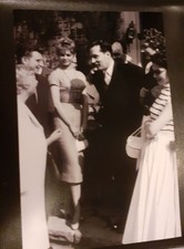 Brigitte Bardot François   Mitterrand grande photo argentique rare 20 cm X 30 cm
