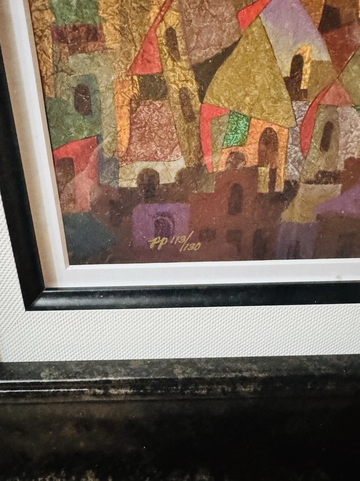 Serigrafia assinada por Anatole Krasnyansky THE CITY’S JOY - Imagem 3 de 4