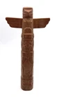 Vintage Playmobil Native American Indian Accessories TOTEM POLE Brown
