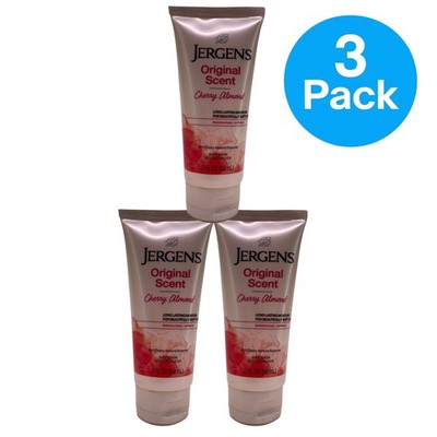 Jergens Original Scent Cherry Almond Moisturizer 2 Fl Oz 3 Pack New