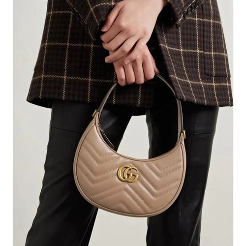 💯%Authentic!Brand New!Gucci GG MARMONT MINI SHOULDER Crossbody BAG in Dusty... - Picture 8 of 12