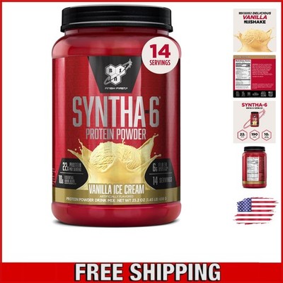 Vanilla Ice Cream SYNTHA-6 Protein Powder - 14 Servings, Muscle Gain & Recovery