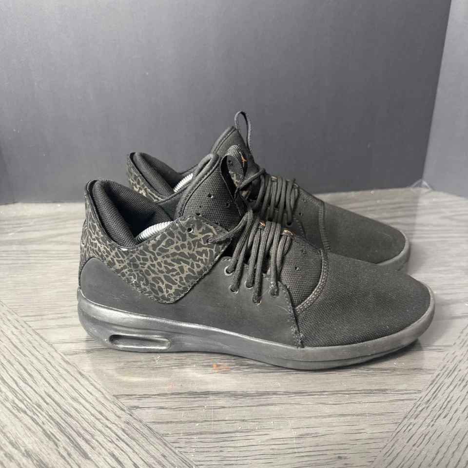 Nike Air Jordan First Class Mens Size 10.5 Black Gold Sneakers Shoes AJ7312-021 - Image 4 of 4