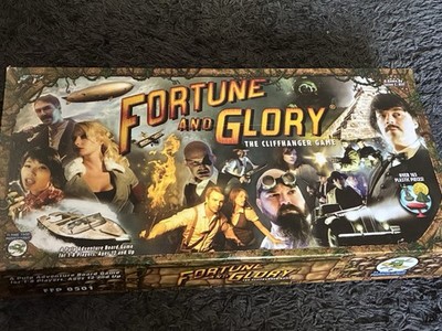Fortune and Glory: The Cliffhanger Game (Flying Frog Boardgame) 100% Complete 