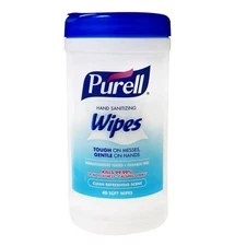 Canister Wipes Refreshing Hand Sanitizer Fresh Scent 40