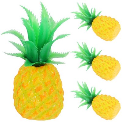 4 Pcs Modell Mit Künstlichen Früchten Hawaiianische Fotokabine Requisiten