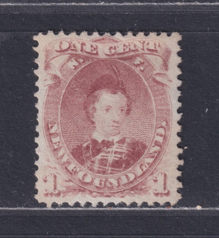 Newfoundland Canada Scott 32A MNG 1871 1¢ Prince of Wales Re-Engraved SCV $200