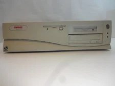 Vintage Compaq Deskpro 4000 Pentium 166 MHz Zip 100 Win 98SE F10 Bios
