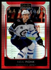 2021-22 O-Pee-Chee Platinum Red Prism Neal Pionk 086/199 Winnipeg Jets #74