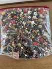 Over 3Lb Bead Soup Random Mix Loose Jewelry Upcycled Craft Charms 48oz Lot 1