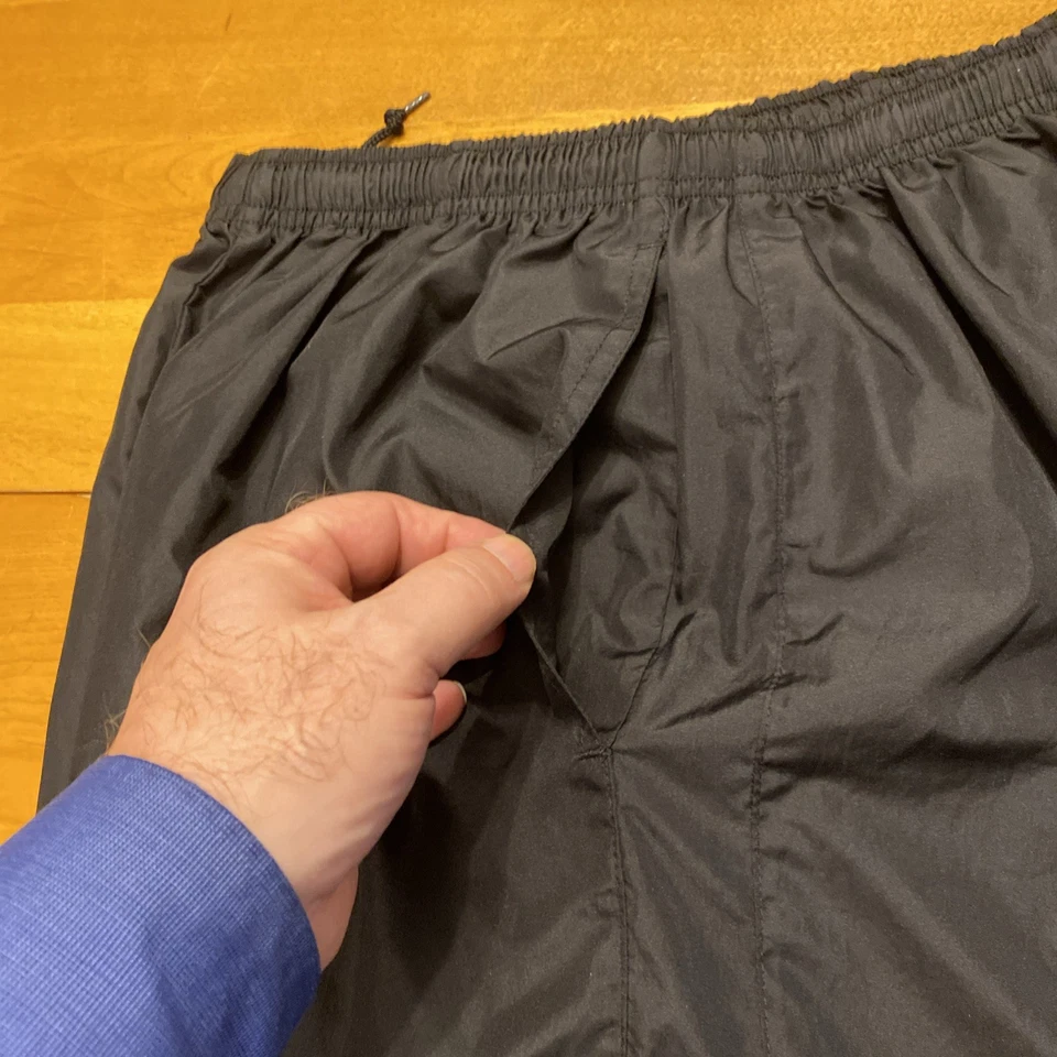 Pantalones de chándal para hombre Nike Spellout negros etiquetas faltantes cremallera tobillo talla mediana Foto 3 de 4